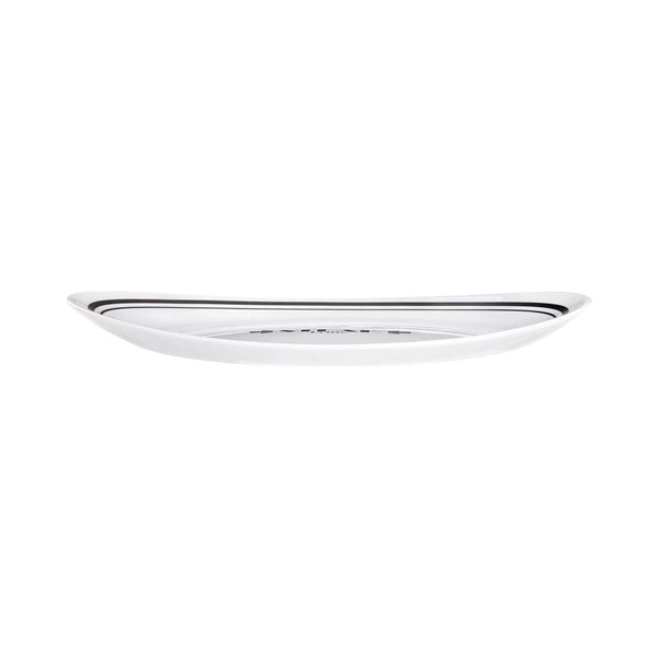 Flacher Teller Luminarc Friends Time Bistr Weiß/Schwarz Glas Ø 30 cm Fleisch (12 Stück)