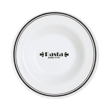 Nudelteller Luminarc Friends Time Bistro Weiß/Schwarz Glas 28,5 cm (12 Stück)