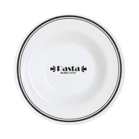 Nudelteller Luminarc Friends Time Bistro Weiß/Schwarz Glas 28,5 cm (12 Stück)