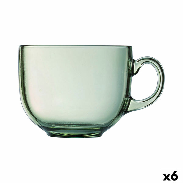 Kop Luminarc Alba grün Glas 500 ml (6 Stück)