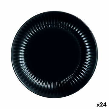 Dessertteller Luminarc Cottage Schwarz Glas 19 cm (24 Stück)