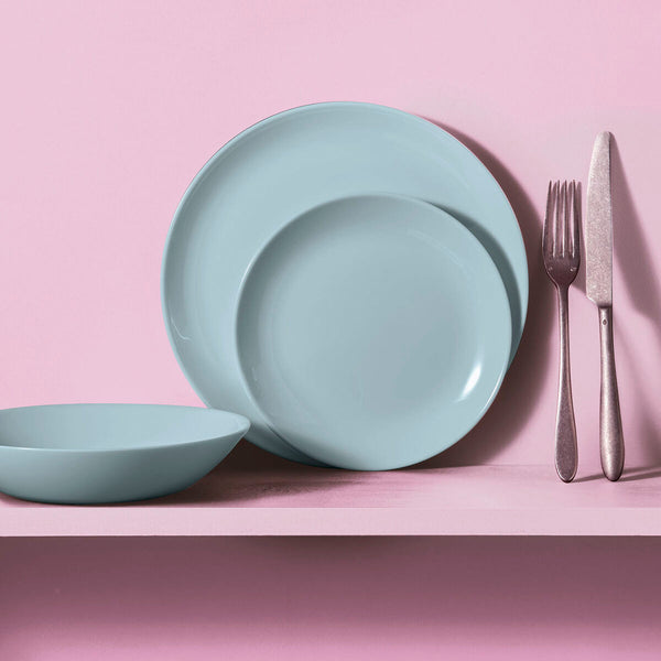 Dessertteller Luminarc Diwali Paradise Blau Glas 19 cm (24 Stück)