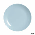 Dessertteller Luminarc Diwali Paradise Blau Glas 19 cm (24 Stück)