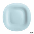 Flacher Teller Luminarc Carine Paradise Blau Glas 27 cm (24 Stück)