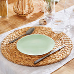 Dessertteller Luminarc Diwali Paradise grün Glas 19 cm (24 Stück)
