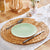 Dessertteller Luminarc Diwali Paradise grün Glas 19 cm (24 Stück)