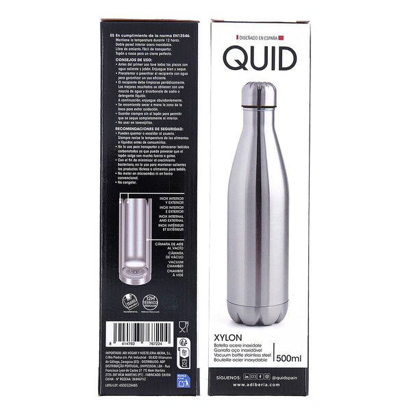 Thermosflasche Quid Xylon Stahl 500 ml (12 Stück)