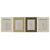 Fotorahmen Home ESPRIT Beige natürlich Kristall polystyrol Scandi 18,5 x 2 x 23,5 cm (4 Stück)