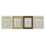 Fotorahmen Home ESPRIT Beige natürlich Kristall polystyrol Skandinavisch 20,5 x 2 x 25,5 cm (4 Stück)