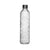 Flasche Versa Durchsichtig Glas Aluminium 1,22 L 8,5 x 33,2 x 8,5 cm