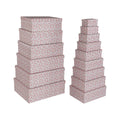 Set dekorativer Karten Versa Rot Pappe Rosen (15 Stücke)