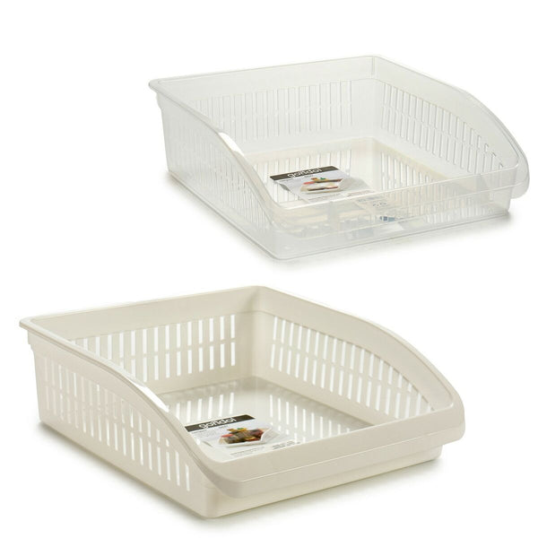 Mehrzweck-Organizer Weiß Durchsichtig Polypropylen 26 x 8,5 x 29 cm (24 Stück)