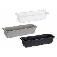 Besteckkasten Kinvara Weiß Schwarz Grau Kautschuk Polypropylen TPR 8,5 x 5 x 24 cm 24 x 5,5 x 8,5 cm (36 Stück)