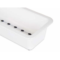 Besteckkasten Kinvara Weiß Schwarz Grau Kautschuk Polypropylen TPR 8,5 x 5 x 24 cm 24 x 5,5 x 8,5 cm (36 Stück)