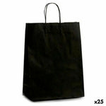Papiertaschen Pincello Schwarz 12 x 52 x 32 cm (25 Stück)