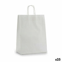 Papiertaschen Pincello 32412 Weiß 32 X 12 X 50 cm (25 Stück)