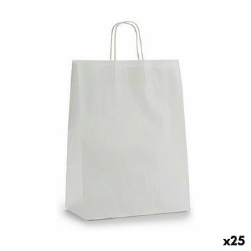 Papiertaschen Pincello 32412 Weiß 32 X 12 X 50 cm (25 Stück)