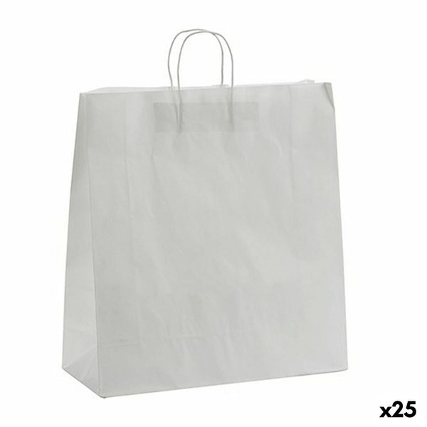 Papiertaschen Pincello Weiß 46 x 16 x 59 cm 46 x 59 x 0,3 cm (25 Stück)