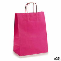 Papiertaschen Pincello 24312 Rosa 24 x 12 x 40 cm (25 Stück)