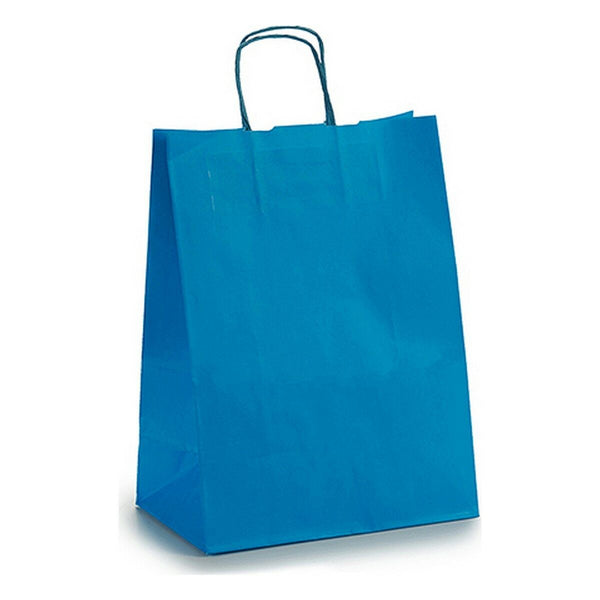 Papiertaschen Pincello Blau 24 x 12 x 40 cm 24 x 40 x 0,2 cm (25 Stück)
