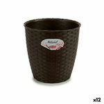Blumentopf Stefanplast Schokolade Kunststoff 19 x 17,5 x 19 cm (12 Stück)
