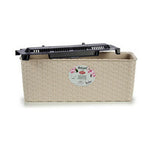 Blumenkasten Stefanplast Beige Kunststoff 15,5 x 13,5 x 38,5 cm (12 Stück)