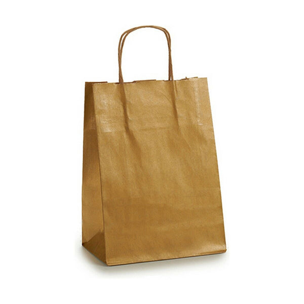 Papiertaschen Pincello 18241-ORO Gold 18 x 8 x 32 cm (25 Stück)