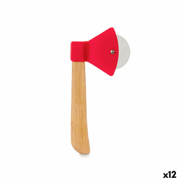Pizzaschneider Kinvara Braun Rot Bambus Edelstahl Polypropylen 21,7 x 2 x 10 cm 14 x 29 x 2,5 cm Axt (12 Stück)