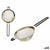Sieb Kinvara Schwarz Grau Silikon Edelstahl Ø 18 cm 17,8 x 7 x 36,5 cm (24 Stück)