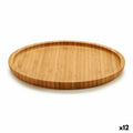 Tablett für Snacks Kinvara Braun 20 x 1,5 x 20 cm (12 Stück)