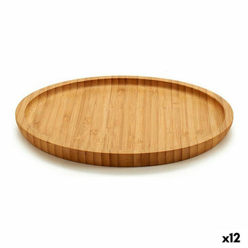 Tablett für Snacks Kinvara Braun 20 x 1,5 x 20 cm (12 Stück)