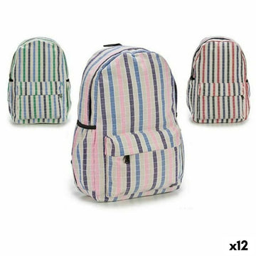 Schulrucksack Pincello Bunt 13 x 45 x 31 cm 31 x 45 x 13 cm Streifen (12 Stück)