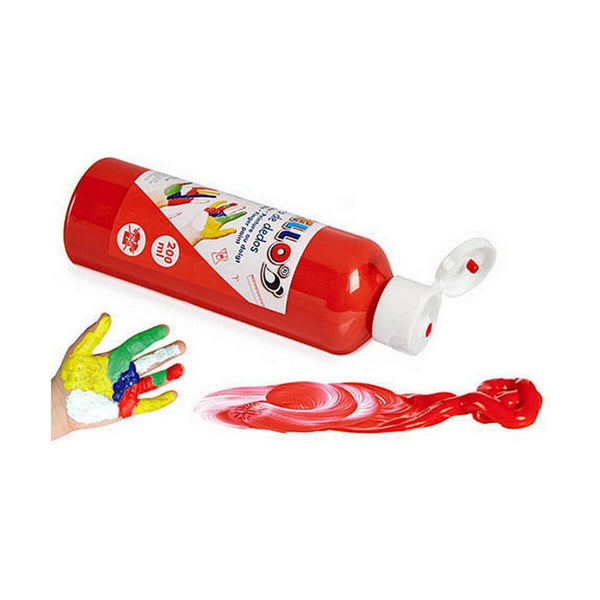 Fingerfarbe Pincello Orange 200 ml (12 Stück)