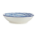 Suppenteller Vessia Blau Weiß Porzellan Streifen 20 x 4,7 x 20 cm (6 Stück)