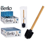 Toilettenbürste Berilo BAMBOO BLACK Braun Schwarz Bambus 8 x 35,5 x 8 cm (24 Stück)