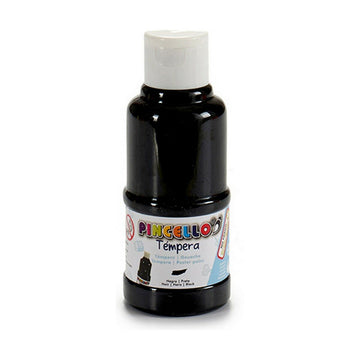 Tempera Pincello Schwarz 120 ml (12 Stück)