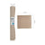 Badematte Berilo AR1910106 Beige PVC Flechten 0,03 x 50 x 50 cm (12 Stück)