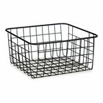 Mehrzweckkorb Kinvara W6699-5 Schwarz Stahl 22 x 12,7 x 28,5 cm (18 Stück)