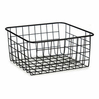 Mehrzweckkorb Kinvara W6699-5 Schwarz Stahl 22 x 12,7 x 28,5 cm (18 Stück)