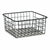 Mehrzweckkorb Kinvara W6699-5 Schwarz Stahl 22 x 12,7 x 28,5 cm (18 Stück)