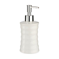 Seifenspender Berilo DW20800-B Weiß Metall aus Keramik Wellen 260 ml (12 Stück)