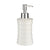 Seifenspender Berilo DW20800-B Weiß Metall aus Keramik Wellen 260 ml (12 Stück)