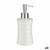 Seifenspender Berilo DW20800-B Weiß Metall aus Keramik Wellen 260 ml (12 Stück)