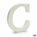Buchstabe Pincello C Weiß 1,8 x 21 x 17 cm (12 Stück)