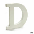 Buchstabe Pincello D Weiß 1,8 x 21 x 17 cm (12 Stück)