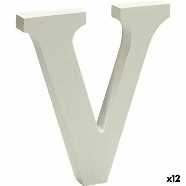 Buchstabe Pincello 1711022 1,8 x 21 x 17 cm Buchstabe V (12 Stück)