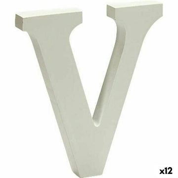 Buchstabe Pincello 1711022 1,8 x 21 x 17 cm Buchstabe V (12 Stück)