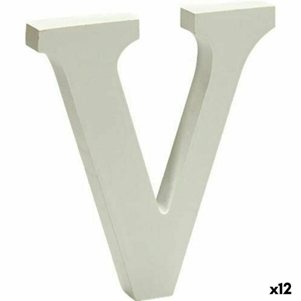 Buchstabe Pincello 1711022 1,8 x 21 x 17 cm Buchstabe V (12 Stück)