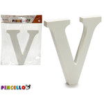 Buchstabe Pincello 1711022 1,8 x 21 x 17 cm Buchstabe V (12 Stück)