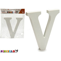 Buchstabe Pincello 1711022 1,8 x 21 x 17 cm Buchstabe V (12 Stück)